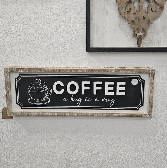 Adam & Co. Reversible wood frame sign